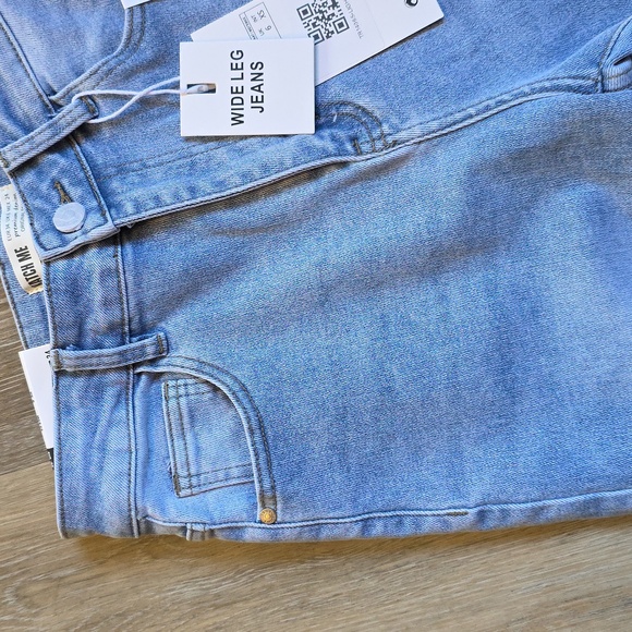 KATCH ME Light Blue Flare Women's Jeans - Picture 3 of 15